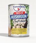 Canned Sliced Button Mushrooms | Rich in Protein & Fibres | Gluten Free, Non GMO | No Added Preservatives & Colours | Fresh Sliced Mushrooms 800gms