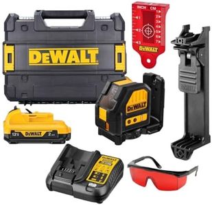 Dewalt DCE088D1R 12V XR Cross Line Red Laser Level with 1 x 2.0Ah Battery, Charger & Case