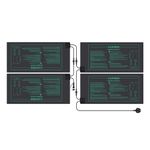 Luxbird 4 Pack Seedling Heat Mats, 10" x 20.75" Waterproof Plant Heating Pad, for Seed Starting, Germination, Hydroponics, Brewing, Breeding, Greenhouses