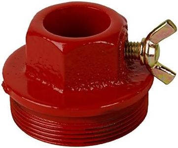 TERA PUMP 2 Inch Heavy Duty Steel Bung Adaptor for Rotary Crank Hand Drum Barrel Pump Compatible with TRWS25 & TRWS25-HD Compatible with Most Crank Barrels