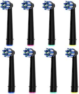 8pcs Cross Clean Replacement Heads for Oral B Electric Toothbrush, Professional Electric Toothbrush Heads Compatible with Cross Action Pro 1000 and Other Oral B Electric Toothbrush.