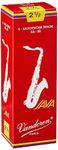 Vandoren SR2725R Tenor Sax JAVA Red Reeds Strength 2.5; Box of 5