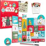 Star Wars Advent Calendar Countdown to Christmas - 25 Day Star Wars Advent Calendar 2023 with Ornaments, Trinkets, Prizes, More | Star Wars Holiday Gift Set for Kids, Adults
