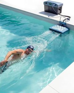 SLIPSTREAM Swim Current Machine for Pools - 3000 GPM, Cordless - Bigger & Wider Lane Than Swim Jet System - Portable & Battery Powered, No Installation - for Inground & Above Ground Pools - P3000X