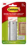 Command Sawtooth Sticky Nail & Stabilizer Strips (17047) – 2 packs (1 hanger, 2 large adhesive strips and 2 sets of mini adhesive strips per pack)