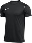 NIKE Men's M Nk Dry Park20 Top T Shirt, Black/White, XXL UK