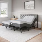 Celestial Aurora Adjustable Bed Base (Frame Only), Easy Assembly, Head and Foot Lift, Zero Gravity, Memory Positions - Split King