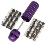 Peaty's Tubeless Bike Tyre Puncture Repair Plugger Kit - For MTB, Road & XC Bicycle Tyres - Unique Single-Sided Fork, For Rapid Puncture Repair To Fix Punctures Fast - 3x 3mm & 1.5mm Plugs - Violet