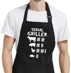 Gvlrbut Funny Grill Aprons for Men 