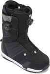 DC Shoes Men's Judge Step On Snowboard Boots - Micro-Adjustable BOA Snowboarding Boot with Insulated Liner & Molded Insole - Black, 12