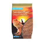 Jurassic Natural Australian Desert Dragon Habitat Substrate for Bearded Dragons and Other Lizards, Red, 20lb