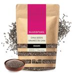 Handfuel 1lbs of Chia Seeds, 7g of Protein, Nutrient Rich, Gluten Free and Plant Based Organic Chia Seeds, Proudly Canadian Made - 454g