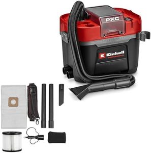 Einhell Professional Akku-Nass-Trockensauger TP-VC 18/10 Li BL L-Solo Power X-Change (18 V, Brushless, 10-L-Behälter, 2 Saugstufen, inkl. Faltenfilter, Saugdüsen, ohne Akku)