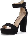 DREAM PAIRS Womens Hi-Lo High Heel 