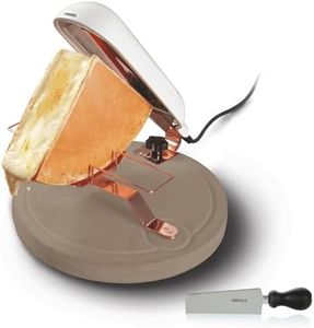 Boska Raclette Quattro Concrete with Raclette Knife/Cheese Melter/Commercial Electric Machine for Nacho Cheese Wheel/Multi-Function Adjustable Angle/Rapid Heating Cheese Wheel Melter Dish