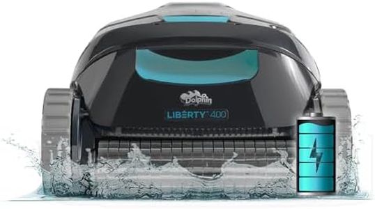 Dolphin (2026 Model) Liberty 400 Wi-Fi Cordless Automatic Robotic Pool Vacuum Cleaner, Magnetic Charging, Wall Climbing Scrubber, Ideal for In-Ground Pools up to 33 FT in Length