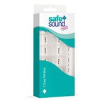 Safe and Sound Weekly Pill Organiser, 2 Compartments Per Daily Removable Section, Printed and Braille Flip-top Lids, Push-open Catches