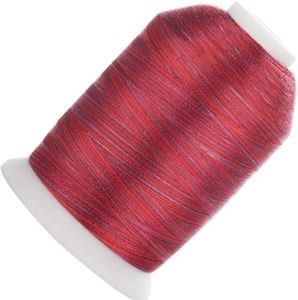 Simthread Variegated Polyester Embroidery Thread 5500Yards 5000M High-Yardage 40WT 100% Polyester Thread, High-Speed Rated – Compatible with Brother, Singer, Janome & More-S142