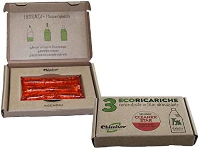 Chimiver Kit 3 ECORICARICHE per VELUREX® Cleaner Star - Detergente Multiuso per la Pulizia del Parquet Verniciato