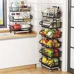 6 Tier Fruit Basket for Kitchen, St