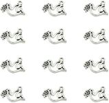 FAIWAWU 60 Pcs Antique Silver Dove Bird Charms Animal Charm Pendant for Bracelets Necklace Jewelry Making Craft