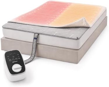 Navien EQM350 Water Heated Mattress Pad King Size, Fast Heating Water Bed Warmer, Dual-Zone Temp Control, Low EMF, Water Circulation Quiet Operation, Auto Shut-Off Timer, Foldable & Energy Efficient