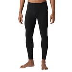 U.S. POLO ASSN. Men Mid Rise Snug Fit I753 Solid Thermal Pants - Pack of 1 (Black L)