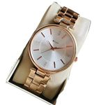 Dsales Women Analogue Wrist Watches for Women's & Girls&Miss&Ladies Diamond Studded Dial Rose Gold Colored Stylish Bracelet Strap (White)