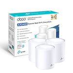 TP-Link Deco X60 AX5400 Whole Home Mesh WiFi 6 System, Up to 7,100 Sq ft Coverage, 1 GHz Quad-Core CPU, Compatible with Amazon Alexa, HomeShield Security, Pack of 3