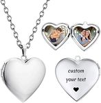 PHOCKSIN Glossy Silver Heart Locket