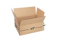 Shri Ram Packaging 3 Ply Brown Corrugated Box_Packing Box Size: 12X11X6 Length 12 Inch Width 11 Inch Height 6 Inch Shipping Box Courier Box (Pack Of 30)