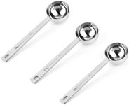 SIMDAO 3 Pieces Coffee Scoop, 30 ml Stainless Steel Tablespoon Scoops with Long Handle