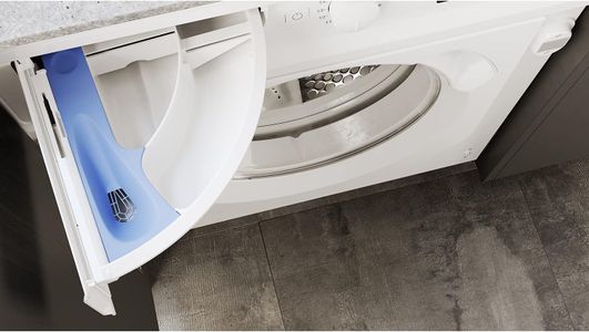 Hotpoint Integrated Washing Machine, 9kg, 1400rpm – Anti-Stain, White