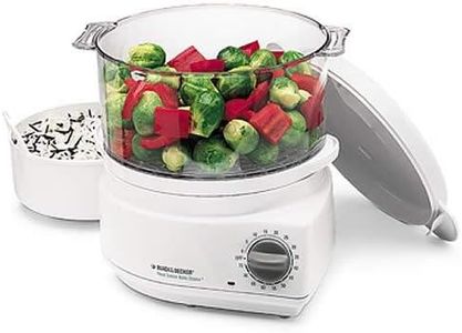 Black and Decker HS800 Handy Steamer Plus Food Steamer and Rice Cooker