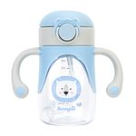 Bunnytoo Sippy Cup for Toddlers-240 ml, Baby Cup Suitable from 8+ Months,Learner Cup Night Trainer Cup,Independent Drinking, Spill-Free Toddler Cup,Leak-Proof Silicone Spout, BPA-Free-Blue