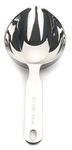 RSVP International Endurance Oval Measuring Scoop, 1/2 Cup, Stainless Steel