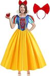 WISHTEN Snow White Costume for Wome