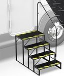 RV Steps with Handrail, 4 Step Hot 