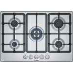 Bosch Home & Kitchen Appliances Bosch PGQ7B5B90 Gas hob, 75 cm, Stainless steel, Serie 4, Built in