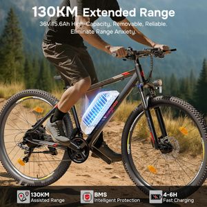 Eleglide Electric Mountain Bike 27.5" – E-Bike for Adults
