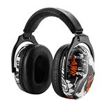 Hocazor HZ015 Kids Ear Protection-SNR 27dB Safety Earmuffs Durable Composite Material Hearing Protector Boys Noise Cancelling Headphones - Black Dinosaur