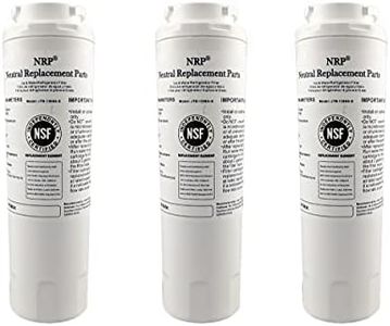NRP 3-pack Premium UKF8001 Replacement Refrigerator Water Filter Compatible for MAYTAG, Whirlpool, EDR4RXD1 & MORE Brands | NSF 42/53/401 Certified
