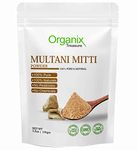 Organix Treasure Pure & Natural Herbal Multani Mitti Face Pack Powder for Glowing Dry Skin, (100gm)