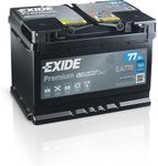 Exide Premium starting battery EA77