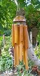 One World is Enough Extra Large Fair Trade Bamboo wind chime from Bali