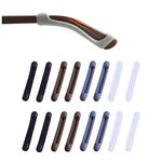 SUKPSY 8 Pairs 4 Colors Soft Silicone Eyeglass Ear Cushions Temple Tips Eyeglass Pads Anti Slip Glasses Ear Hook Comfort Sport Ear Grips,Eyeglasses Leg Antiskid Cover for Sunglasses ,Reading Glasses