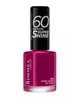 Rimmel 60 Seconds Super Shine Nail Polish, 335 Gimme Some Of That, Quick-Dry Nail Polish, Ultra-Shiny Finish, Easy to Apply, Vibrant Colour, Long-Wearing, Improved Formula, Vegan, 8ml