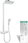 hansgrohe Raindance E Showerpipe 360 1jet with thermostatic shower mixer