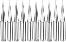 Saipe 10 Pieces 900M-T Soldering Iron Tips Solder Bits Replacement Tip Compatible with Hakko, Radio Shack, Atten, Quick, Aoyue, Yihua, Vastar Soldering Station (900M-T-LB)