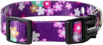 E Collar Replacement Strap - Shock Collar Replacement Collar, Fence Collar Replacement, Compatible with Pet Safe & Invisible Fence & Fits Most PetSafe Collars (Medium, Purple Flower)